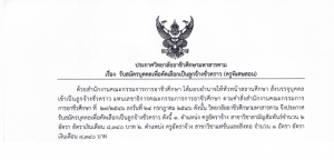 ประกาศวิทยาลัยอาชีวศึกษามหาสารคาม เรื่อง รับสมัครบุคคลเพื่อคัดเลือกเป็นลูกจ้างชั่วคราว (ครูพิเศษสอน)
