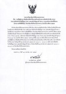 ประกาศวิทยาลัยอาชีวศึกษามหาสารคาม เรื่อง รายชื่อผู้ผ่านการคัดเลือกเพื่อเข้าศึกษาต่อในระดับประกาศนียบัตรวิชาชีพ (ปวช.) ประกาศนียบัตรวิชาชีพชั้นสูง (ปวส.) และระดับปริญญาตรี (ทล.บ. ) ประเภทโควตาโดยวิธีรับตรง (โครงการเด็กดีมีที่เรียน) วิทยาลัยอาชีวศึกษามหาสารคามประจำปีการศึกษา ๒๕๖๕